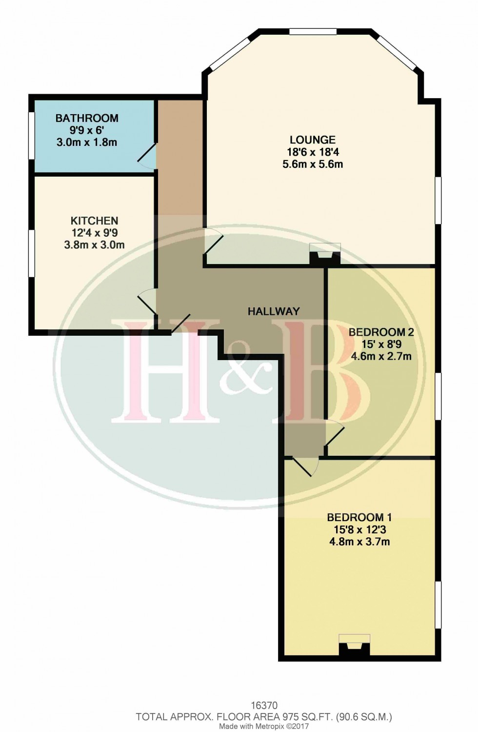 Floorplan for London Road, Old Harlow